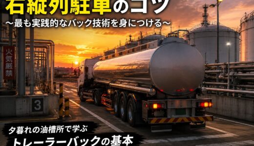 トレーラー右縦列駐車のコツ ～最も実践的なバック技術を身につける～