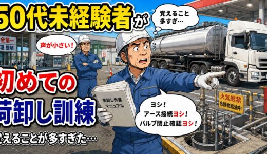 50代未経験者が初めて荷卸し訓練を受けた日｜運転より覚えることが多かった