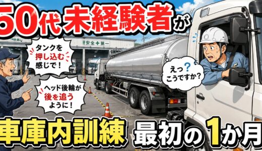 50代未経験者が車庫内訓練で最初の1か月に覚えたこと