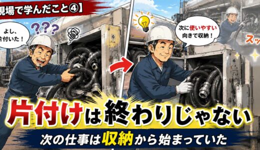【現場で学んだこと④】片付けは終わりじゃない｜次の仕事は収納から始まっていた