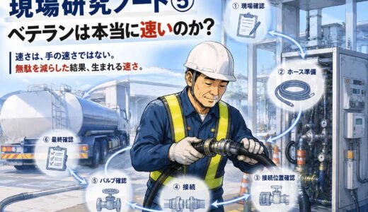 現場研究ノート⑤｜ベテランは本当に速いのか？