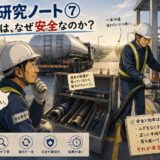 現場研究ノート⑦｜速い人は、なぜ安全なのか？